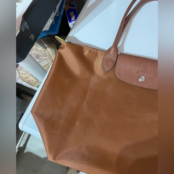 Longchamp le pliage Cognac colored Tote Bag - Picture 10 of 10